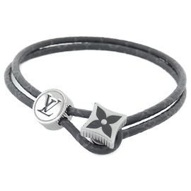 Bracciale Charm Louis Vuitton Monogram Eclipse Nero