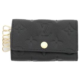 Louis Vuitton Monogram Empreinte Key Case Black