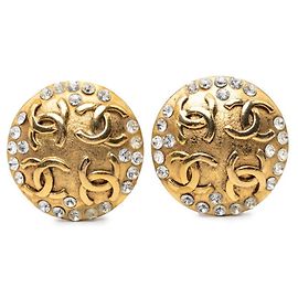 Orecchini a clip Chanel Coco Mark Vintage D'oro