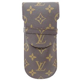 Louis Vuitton Monogram Eyeglass Pouch Brown