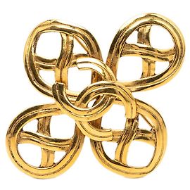 Spilla Vintage Chanel Coco Mark D'oro