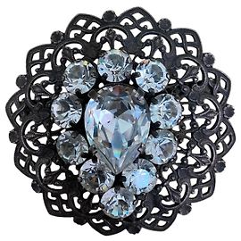 Jean Louis Scherrer Vintage Scherrer Art Deco Brosche in Durchbruchdesign Andere