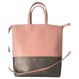 Céline Celine Sac Cabas Vertical Rose et Gris Rose Gris