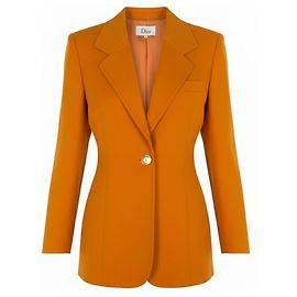 Dior Miss Dior Orange Wool Blazer Orange
