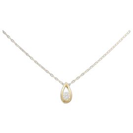 Autre Marque Collier en diamant Au750 Doré