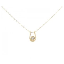 Autre Marque Collier en diamant Au750 Doré
