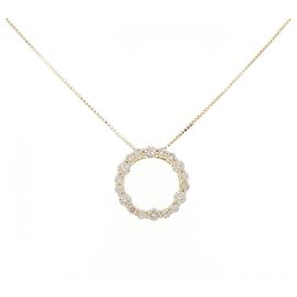Autre Marque Collier en diamant Au750 Doré