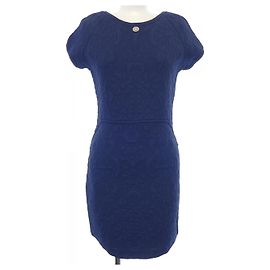 Robe Chanel Bleu Bleu Marine