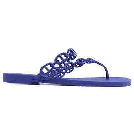 Sandales Hermès 241051Z Thermopolyurethane 36 Bleu Bleu Marine