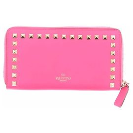 Cartera Valentino Garavani de piel rosa Rosa
