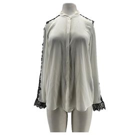 Top bicolor blanco The Kooples Blanco