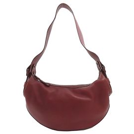 Borsa a tracolla Salvatore Ferragamo Gancini Bordò
