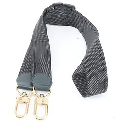 Louis Vuitton Gray and Green Shoulder Strap Accessory Brown Green