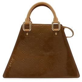 Louis Vuitton Monogram Vernis Forsyth Handbag Bronze