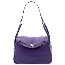 Hermès Purple Swift Lindy 34 Purple
