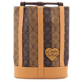 Louis Vuitton Brown Nigo Monogram Reverse Randonnee Backpack Brown