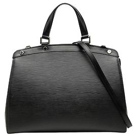 Louis Vuitton Black Epi Brea MM Noir