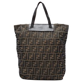 Fendi Brown Zucca Canvas Tote Brown