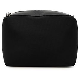 Salvatore Ferragamo Pochette da viaggio in tela nera Ferragamo Nero