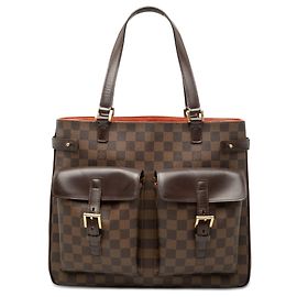 Louis Vuitton Marron Damier Ebene Uzes Marron
