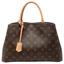 Louis Vuitton Marrom Monogram Montaigne MM Marrom