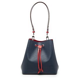 Louis Vuitton Blue Epi NeoNoe MM Bleu Bleu Marine