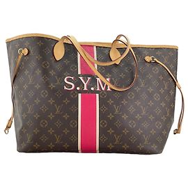 Sac cabas Louis Vuitton Neverfull Heritage MM Marron