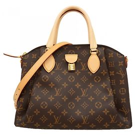Borsa Louis Vuitton Monogram Rivoli MM Marrone