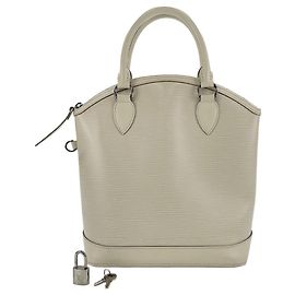Louis Vuitton Lockit Handbag - White White