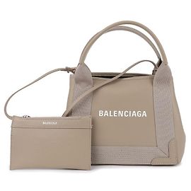 Balenciaga Sac cabas en toile Marron