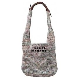 Isabel Marant Tote Bag Grau gewebt Grau