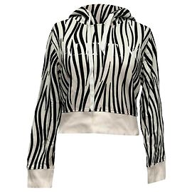 Valentino Garavani Moletom cropped estampado Valentino em algodão branco Branco