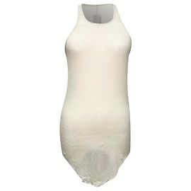 Rick Owens Tank Top aus weißer Viskose Weiß