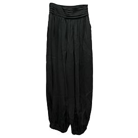 Khaite Harem Pants in Black Acetate Black