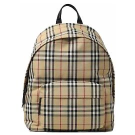 Sac à dos Burberry Check en nylon Multicolore