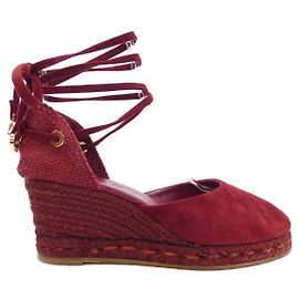 Loro Piana FAE4218 Sandals Red