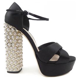 Miu Miu Pumps Schwarz Golden