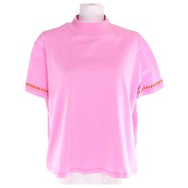 T-shirt à manches courtes Hermès Cartouche36 Rose