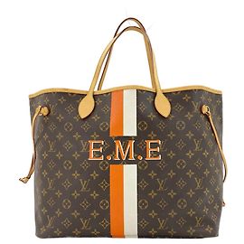 Sac cabas Louis Vuitton Neverfull GM Marron