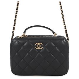 Borsa a Spalla Chanel Matelassé Chain Nero