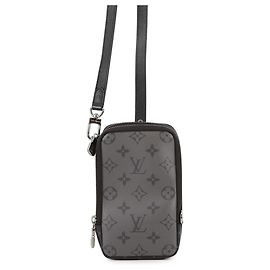 Sac à épaule Louis Vuitton Monogram Eclipse Noir