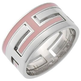 Hermès Bague Move H en argent Hermes Argenté