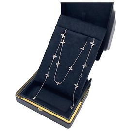 Colar Graff Phantom Butterfly de Diamantes e Ouro Branco Prata