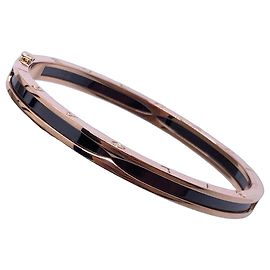 Bulgari Bracciale Bvlgari B.zero1 in oro rosa 18k e ceramica nera D'oro