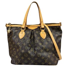 Bolso de Hombro Louis Vuitton Palermo PM Monogram Castaño