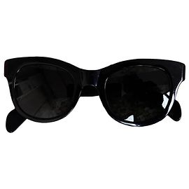 visvim Viator Occhiali da Sole Nero Nero