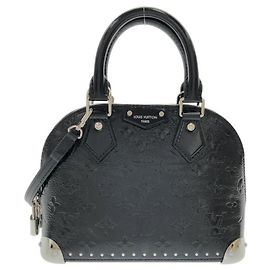 Sac à main Louis Vuitton Monogram Saga Alma Trunk BB Noir