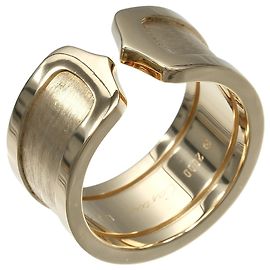 Bague bandeau Cartier 2C LM en or jaune Doré