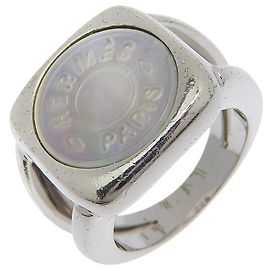 Hermès Hermes HERMES Corozo Serie Ring Silber
