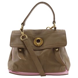 Borsa Tote Muse Yves Saint Laurent Marrone Rosa
